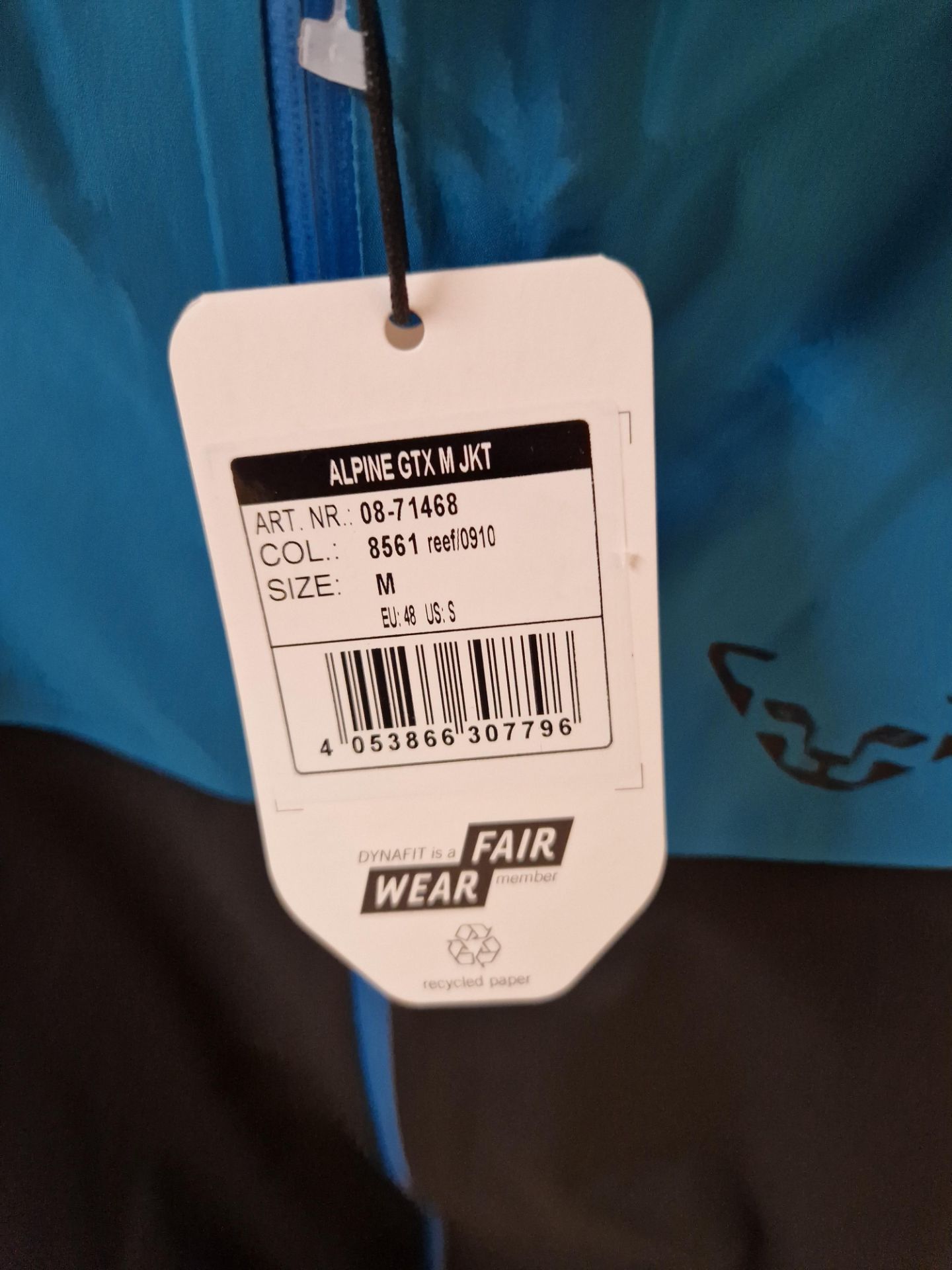 Two Dynafit Alpine GTX M Jackets, Colour: Reef, Size: M, L Please read the following important - Image 2 of 2