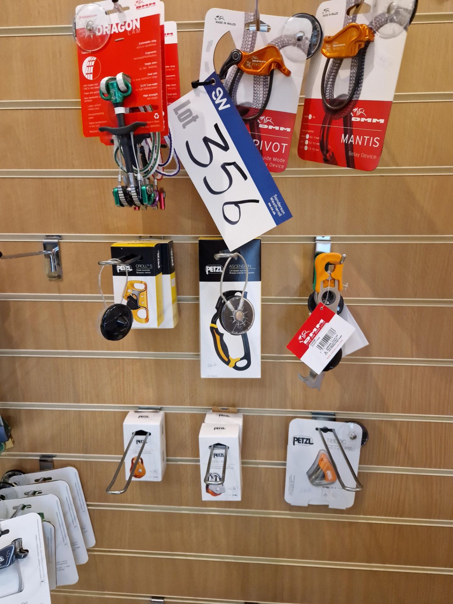 Quantity of Climbing Equipment, including Dragon Cam Anchors, DMM Pivot and Mantis Belay Devices,