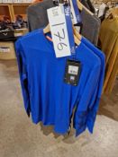 Six Salewa Cristallo Warm AWR M L/S Tees, Colour: Electric Blue, Sizes: 48/M, 50/L, 52/XL Please