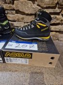 Asolo Piolet GV MM Walking Boots, Colour: Black/Dark Silver, Size: 10 UK Please read the following