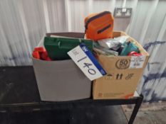Quantity of Road Side Safety Equipment, including Hazard Triangles, First Aid Kits, De-Icer, etc