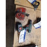 Bosch 18v PSR 18 Drill with Milwauke Battery Charger Please read the following important