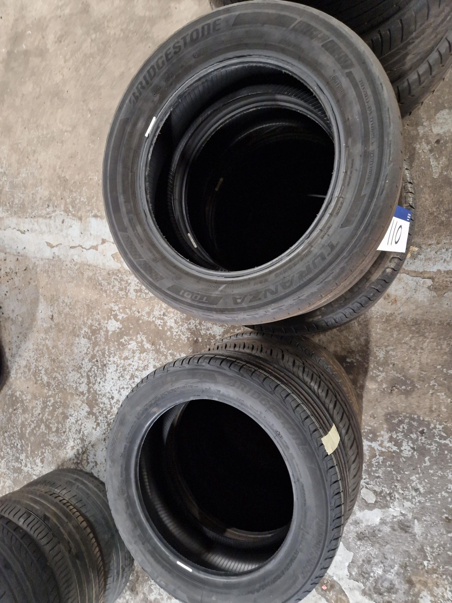 10 Various Part Worn Tyres, including Michelin 235/55R17 99V, Bridgestone 205/55R17 91W, Bridgestone - Image 3 of 3
