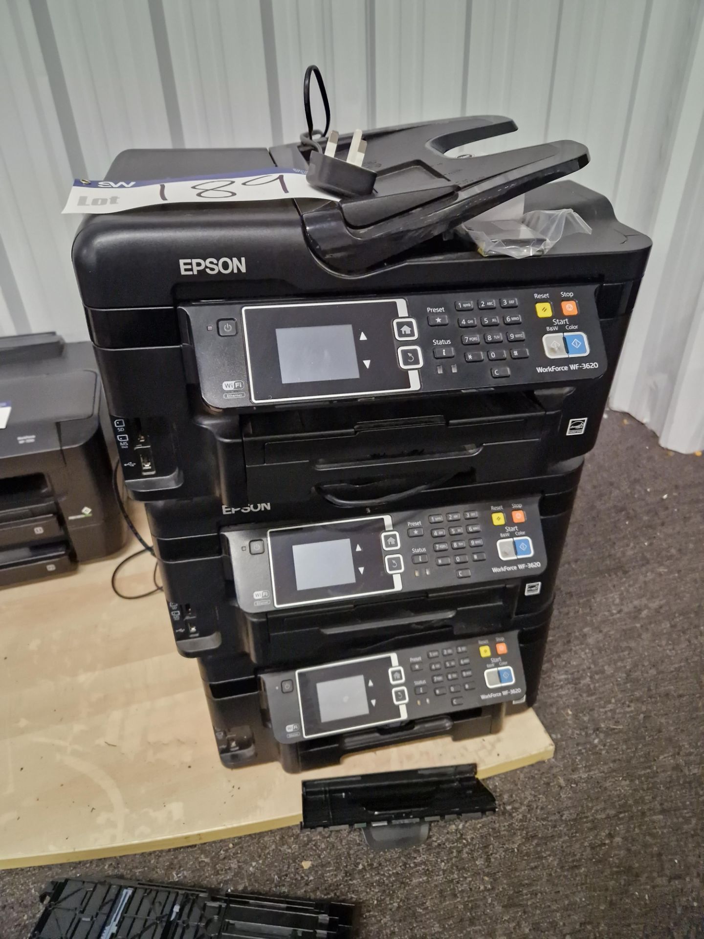 Three Epson WorkForce WF-3620 Printers Please read the following important notes:- ***Overseas