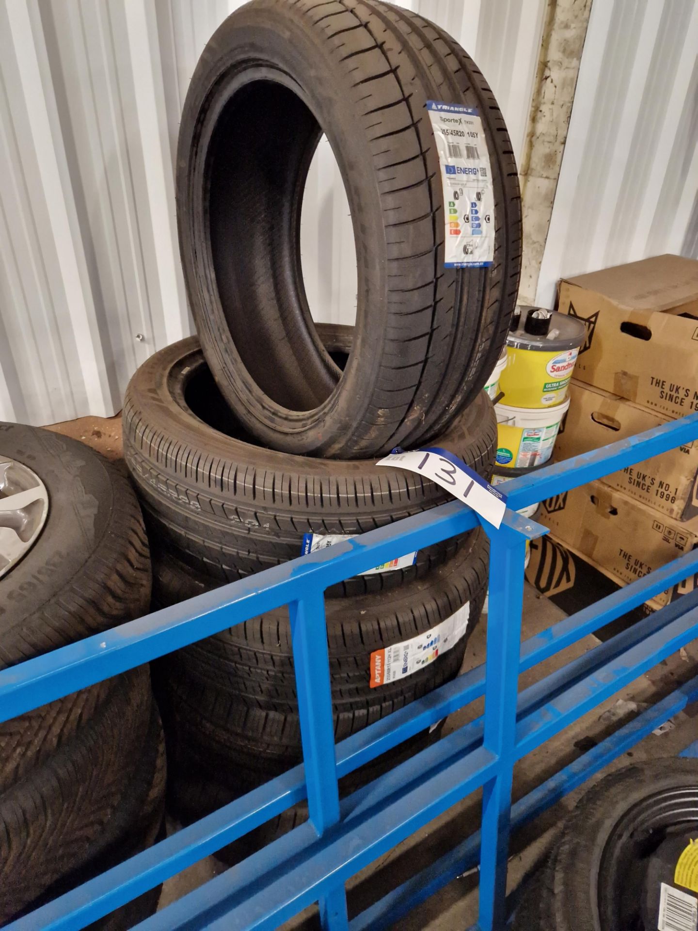 Two Nanking 295/353R21 107YX2 Tyres, Two Triangle Sportex 255/45R20 105Y Tyres and One Aptany 255/