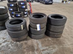 10 Various Part Worn Tyres, including Michelin 235/55R17 99V, Bridgestone 205/55R17 91W, Bridgestone