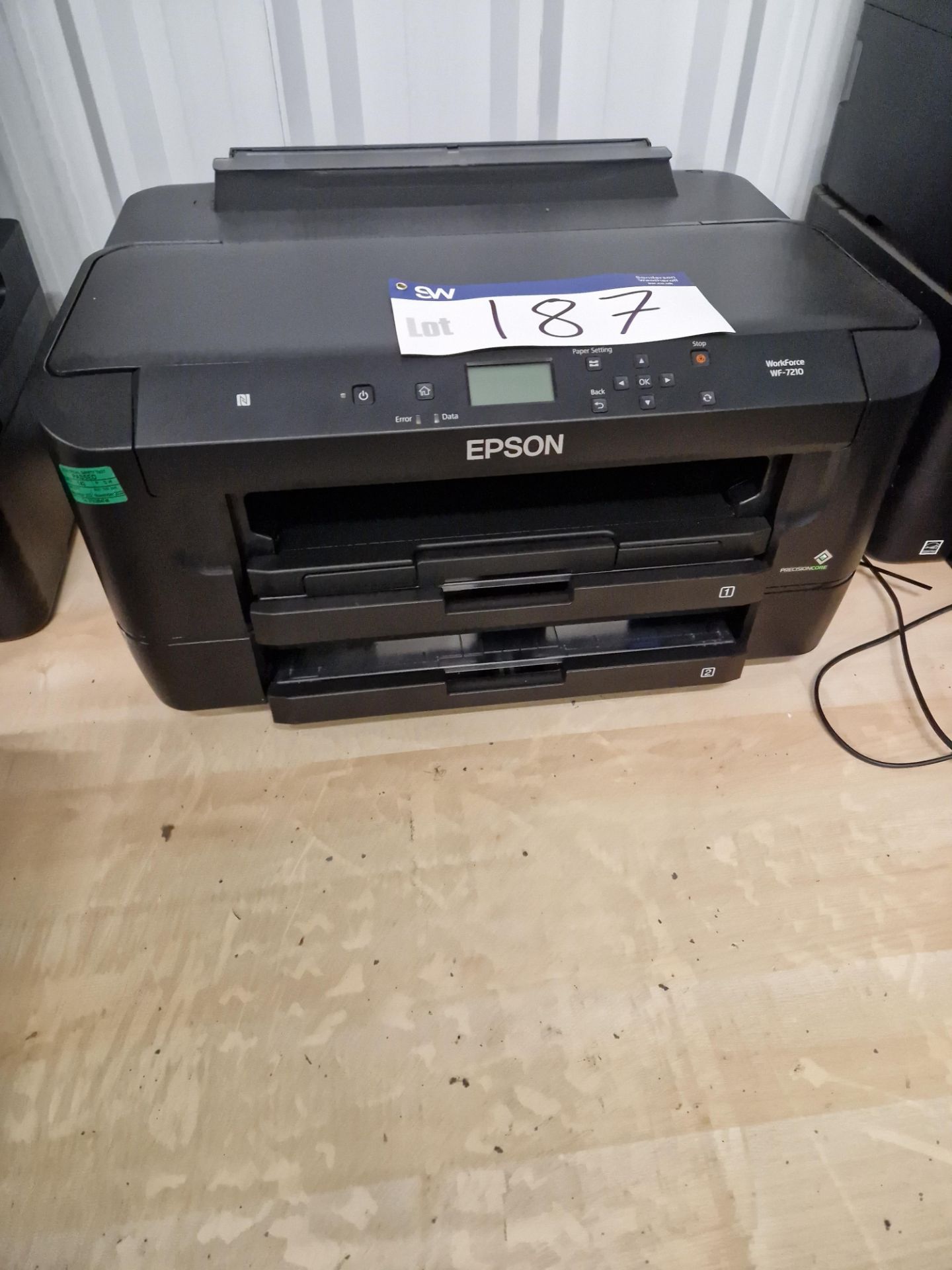 Epson WorkForce WF-7210 Printer Please read the following important notes:- ***Overseas buyers - All