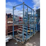 Two Steel Stillages, each approx. 1.9m x 1.2m (Contractors take out charge - £10) Please read the