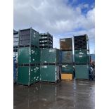 Five Stackable Post Pallets, approx. 1.4m x 1.2m x 1.5m high (Contractors take out charge - £20)