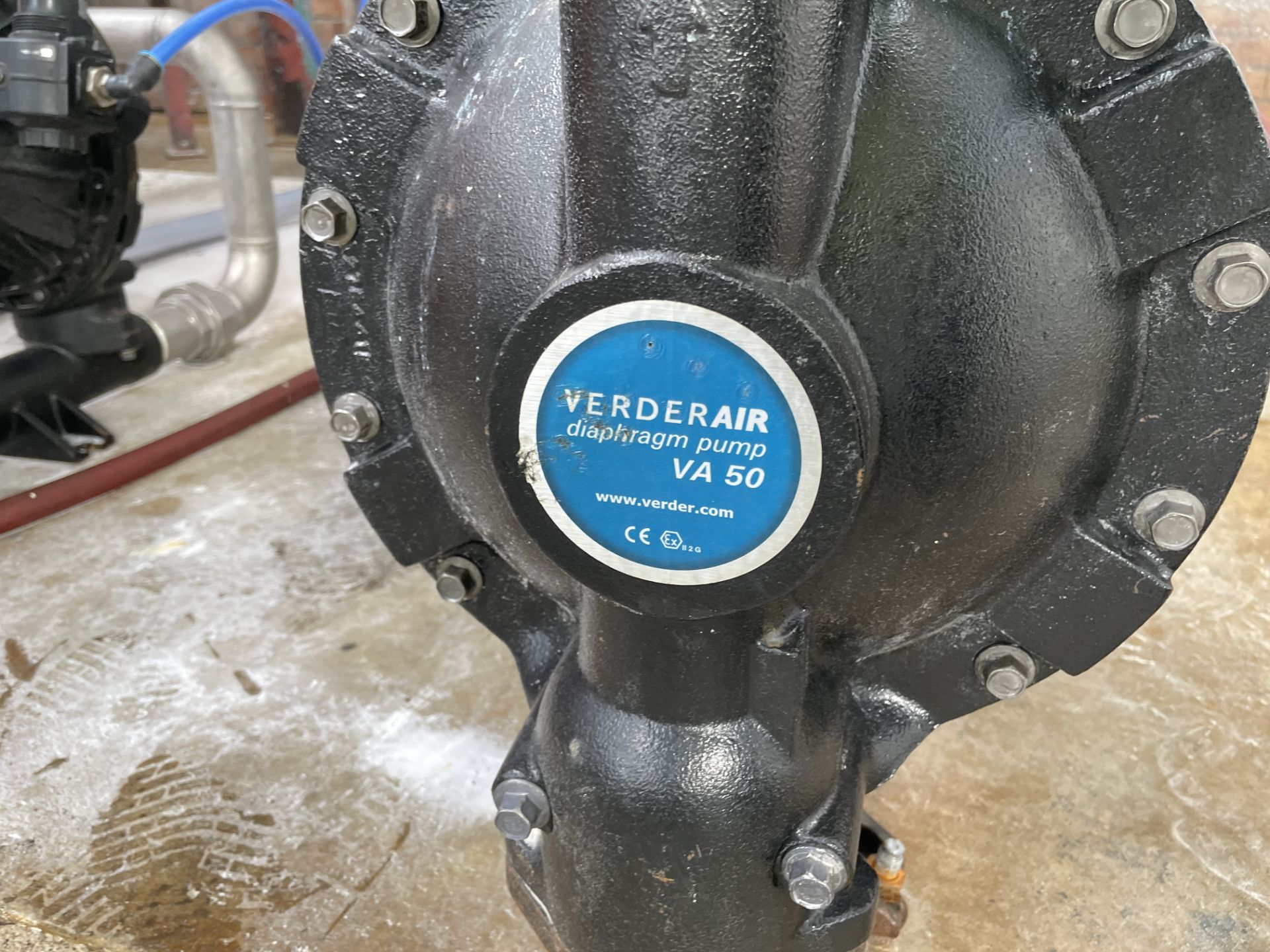 Verderair VA50 Diaphragm Pump (Contractors take out charge - £20) Please read the following - Image 2 of 2