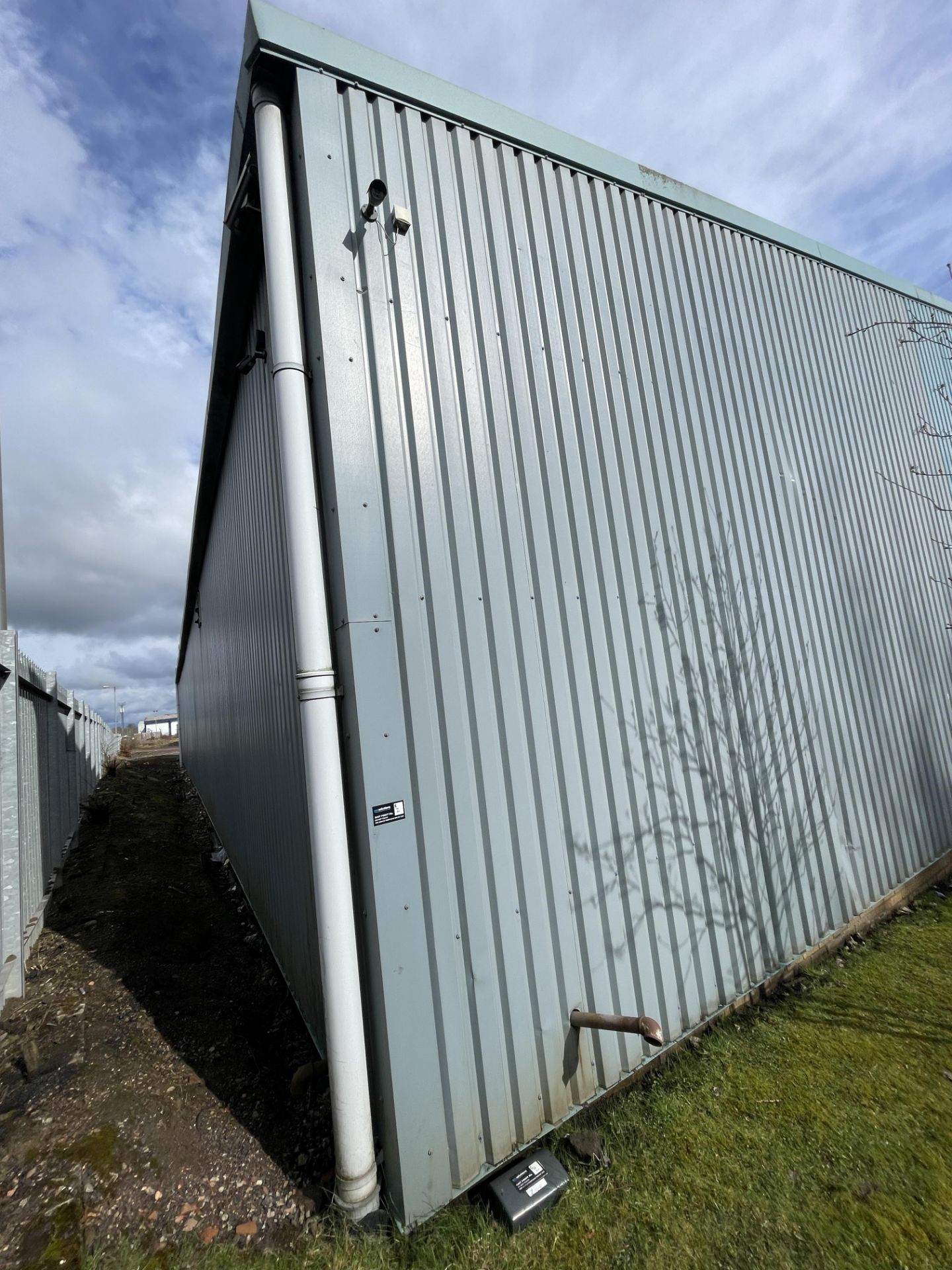 Steel Portal Framed Building, approx. 37m long x wide 22m x 6.2 to eaves, with profiled steel - Image 2 of 11