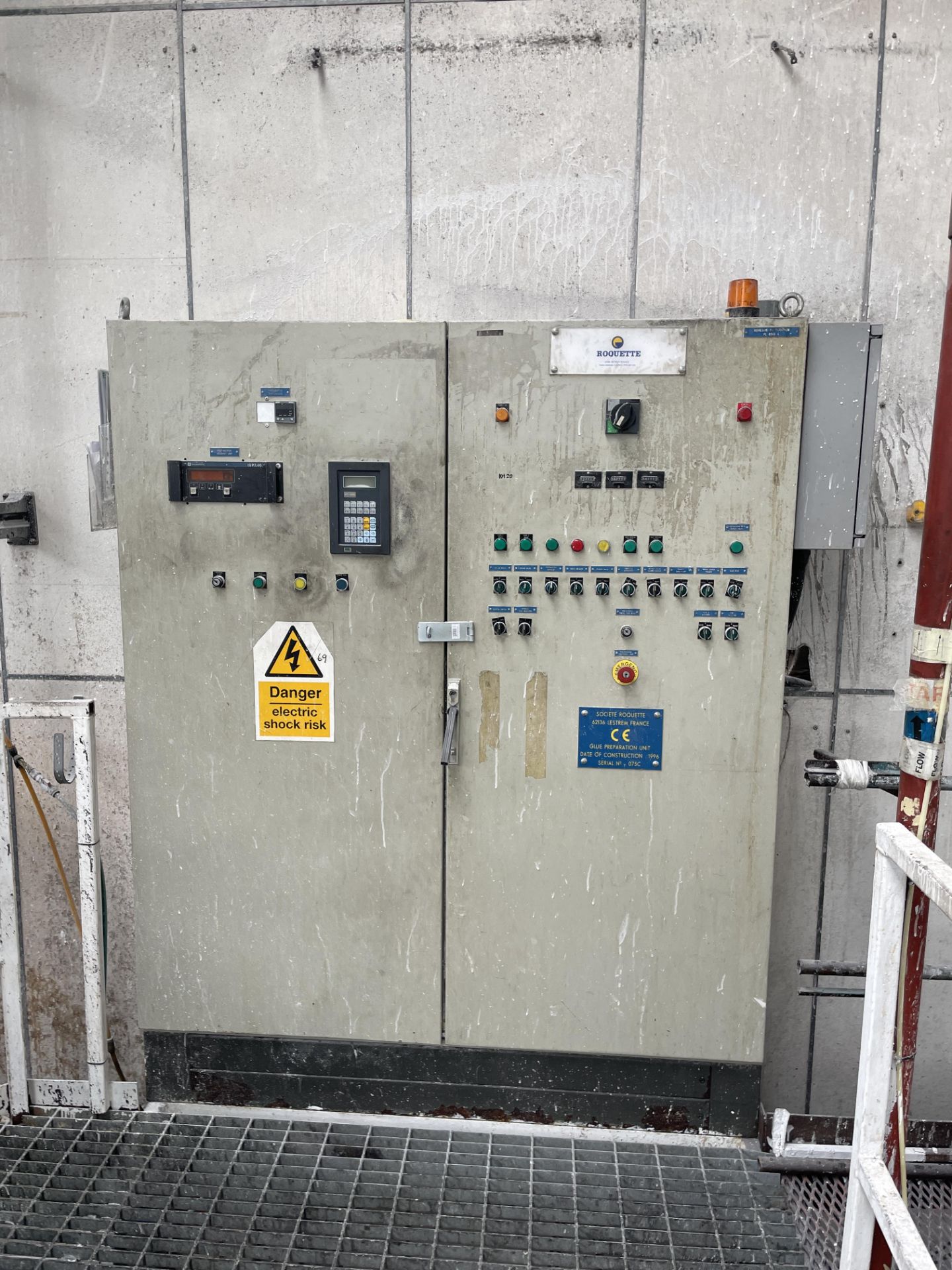 Roquette Control Panel (Contractors take out charge - £75) Please read the following important