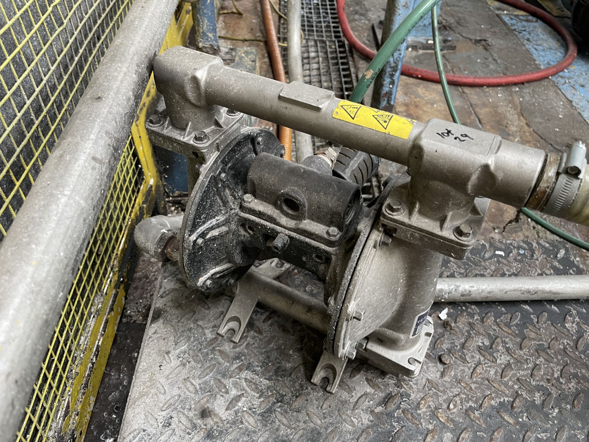 Three Diaphragm Pumps (Contractors take out charge - £30) Please read the following important - Image 2 of 2
