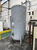 Hoval Vertical Welded Air Receiver, serial no. 68245 204443, year of manufacture 2004, 11 bar design