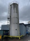 Braby Aluminium Silo, serial no. 004561, year of manufacture 1996, with access ladders, dust unit,