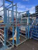 Two Steel Stillages, each approx. 1.7m x 1.2m (Contractors take out charge - £10) Please read the