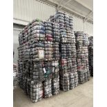 APPROX 197 BALES (8865KG) RECYCLABLE WASTE TEXTILES, understood to comprise: Three bales x 45kg