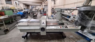 Rose Forgrove 605 Flow Wrapper, serial no. 50066, year of manufacture 1992, 415V, 4200l x 1300w x
