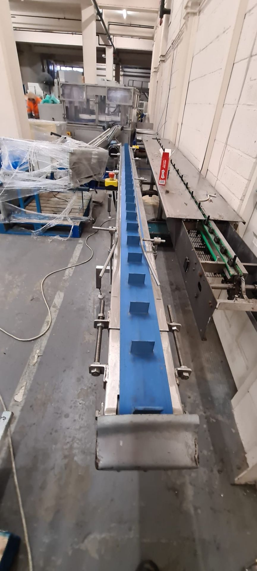 Stainless Steel Framed Separating Belt Conveyor, 3600L x 150w, buyers responsibility to load, lot - Image 2 of 2
