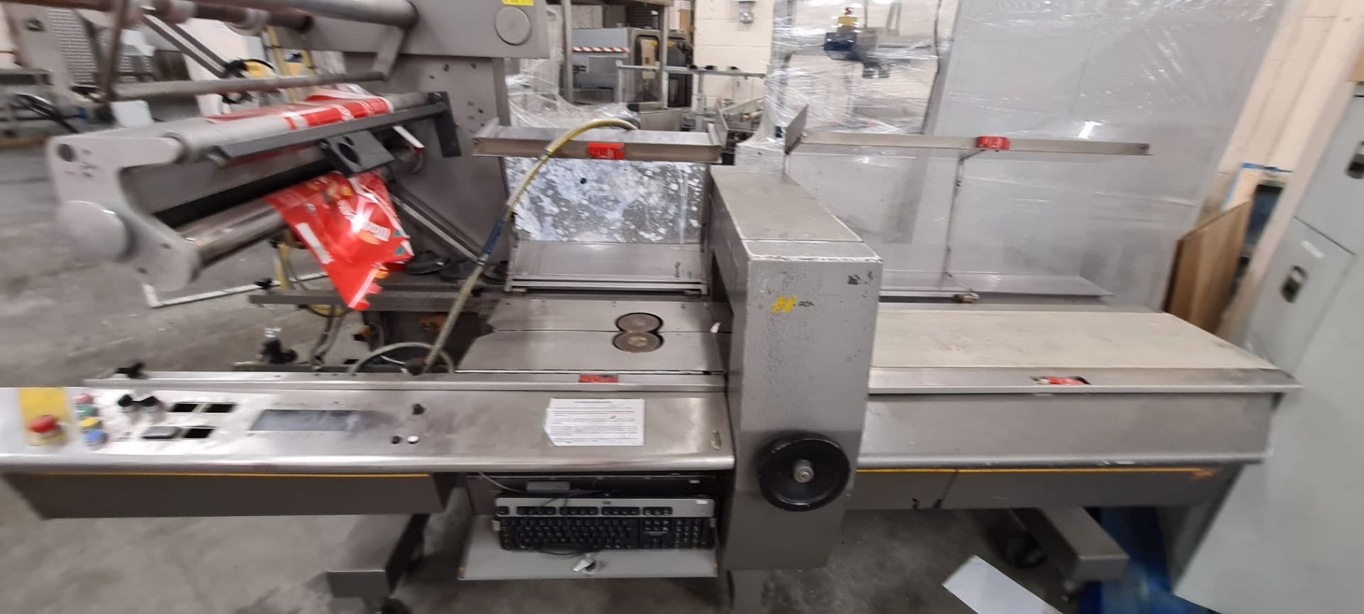 Rose Forgrove Flowpak 605 Flow Wrapper, serial no. 50387, year of manufacture 1996, 415V, 4200l x - Image 2 of 3