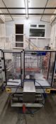 AdPack B700 Shrink Wrapper, with belt conveyor, serial number 7142, 3500l x 1500w x 2300h, buyers