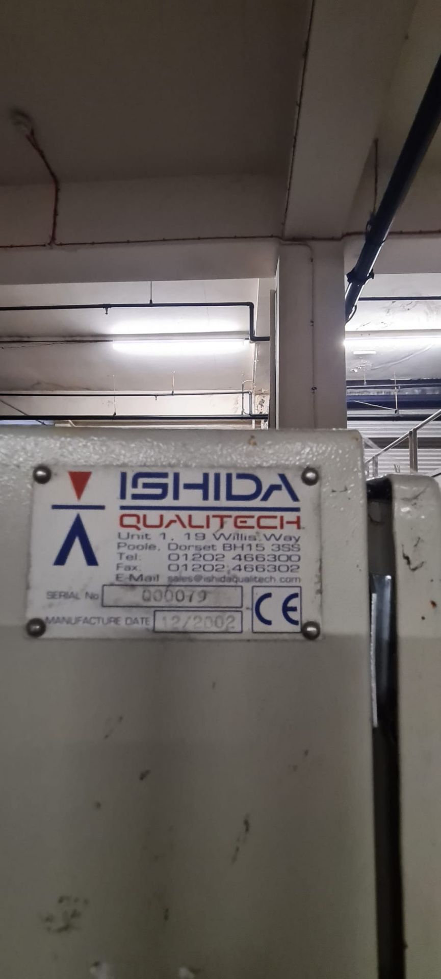 Ishida Qualitech 4 Head Labeller, serial no. 000079, year of manufacture 2002, machine dimensions - Image 4 of 5