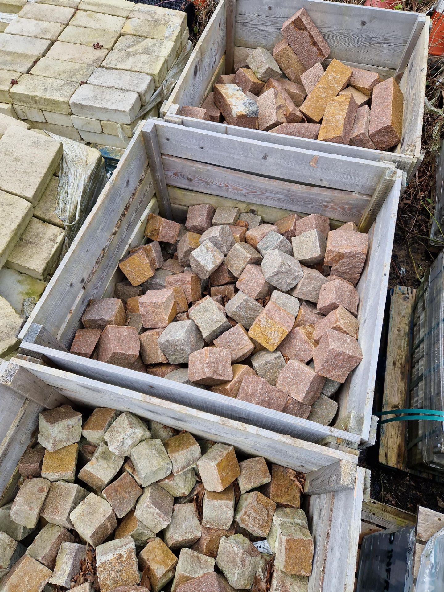 Four Pallets of Rough Cut Blocks, Various Sizes Please read the following important notes:- *** - Image 3 of 4