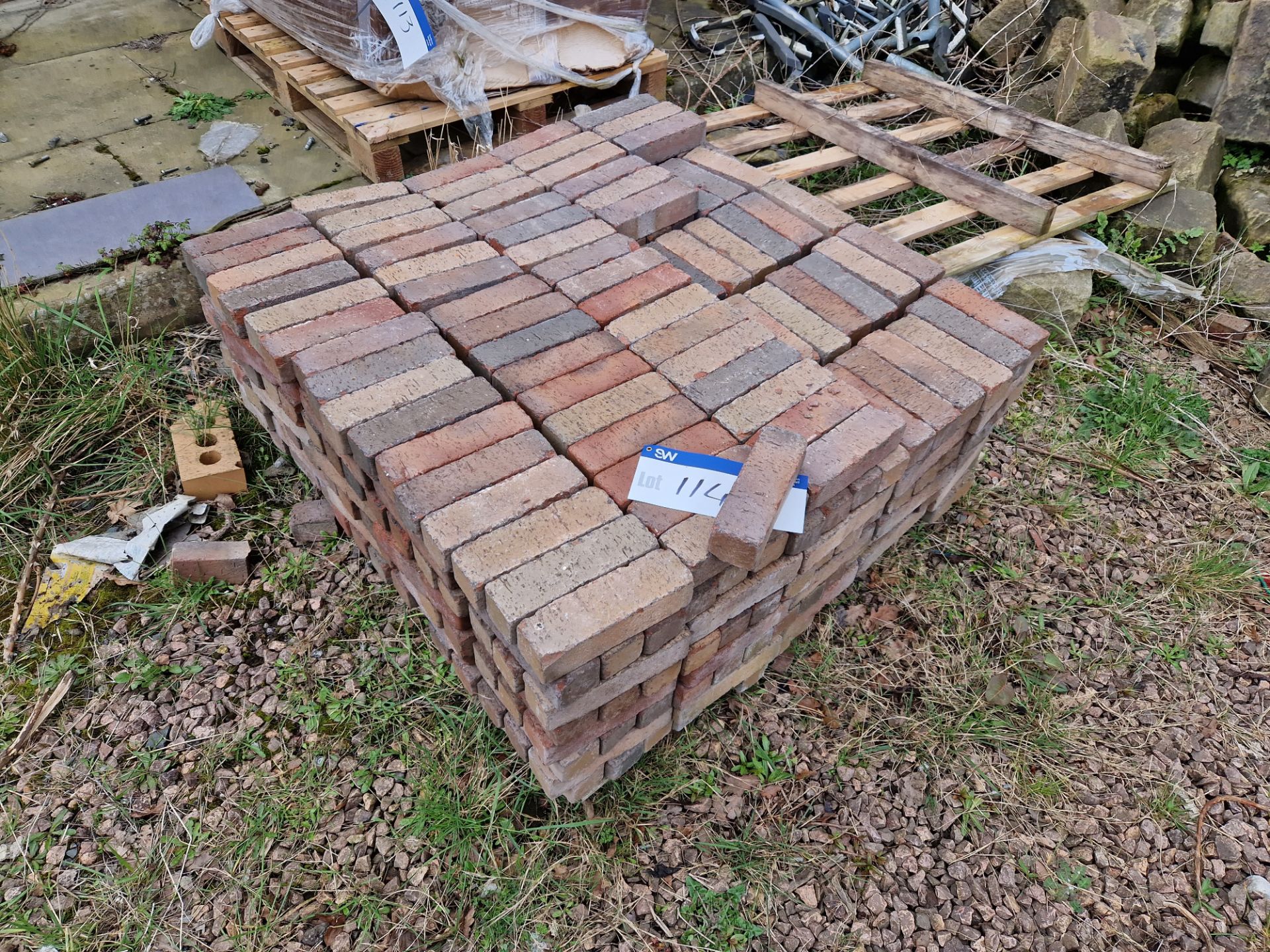 One Pallet of Bricks, Approx. 200x60x60mm Please read the following important notes:- ***Overseas