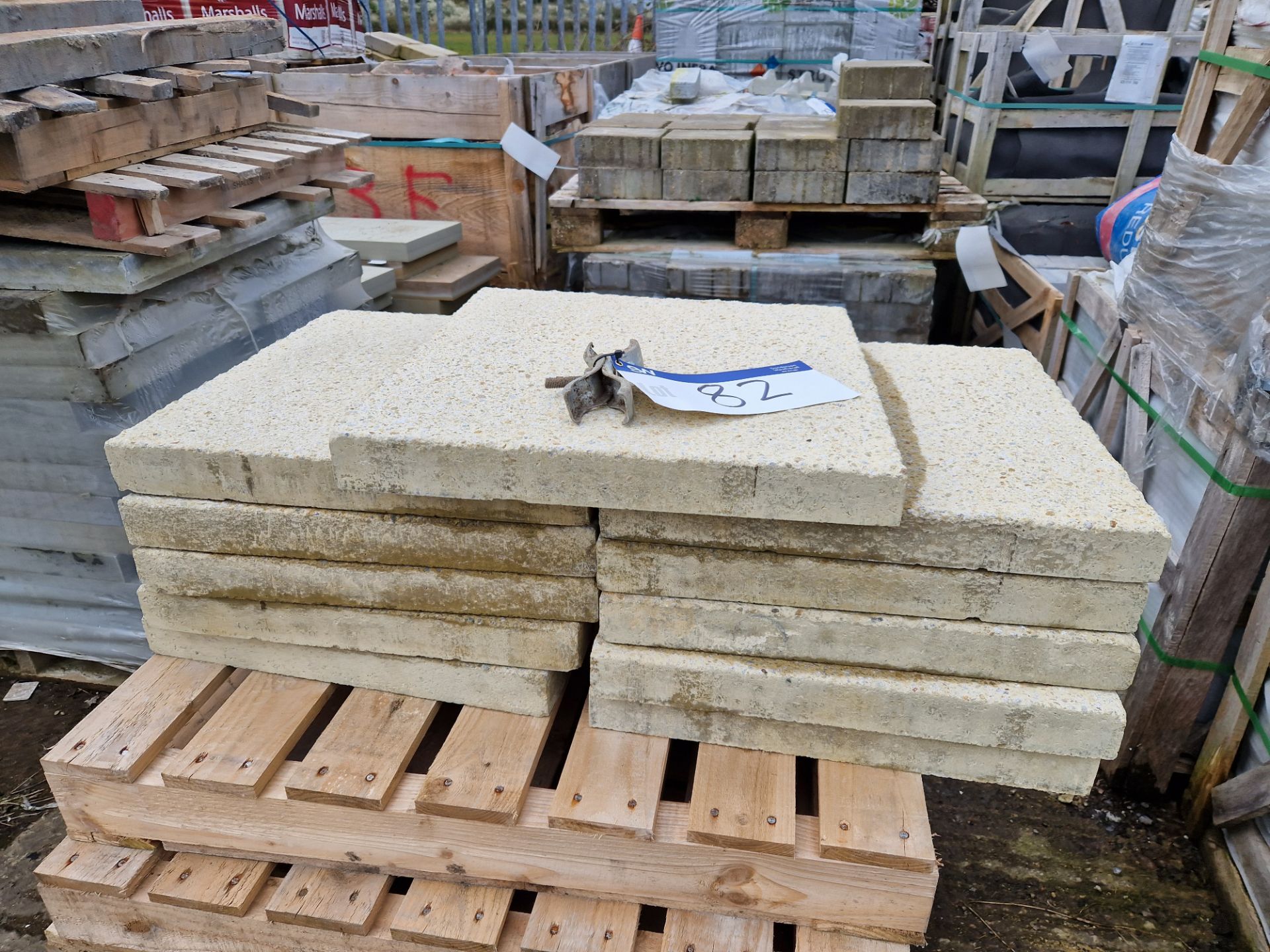 11 Paving Slabs, Approx. 440x440x50mm Please read the following important notes:- ***Overseas buyers
