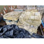 Four Pallets of Stone Blocks, Approx. 300x200x80mm and 300x150x80mm Please read the following