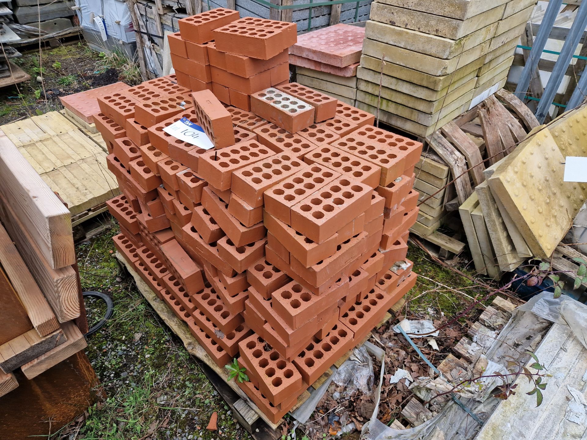 Two Pallets of Bricks, Approx. 210x100x60mm Please read the following important notes:- ***