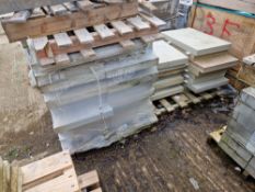 Two Pallets of Paving Slabs, Approx. 660x450x60mm Please read the following important notes:- ***