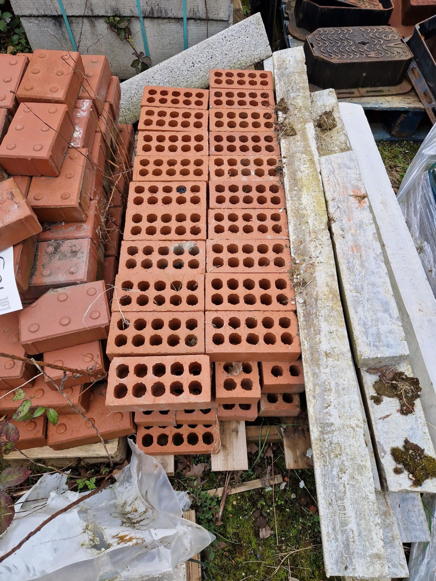 Two Pallets of Bricks, Approx. 210x100x60mm Please read the following important notes:- *** - Image 2 of 2