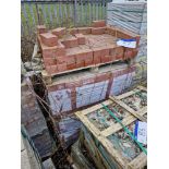 Three Pallets of Modal Textured Granite Coloured Blocks, Approx. 200x400x80mm Please read the