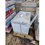 One Pallet of Conservation X Textured Charcoal Coloured Blocks, Approx. 600x600x50mm Please read the