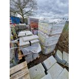 Two Pallets of Paving Slabs, Approx. 600x300x60mm Please read the following important notes:- ***