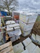 Two Pallets of Paving Slabs, Approx. 600x300x60mm Please read the following important notes:- ***