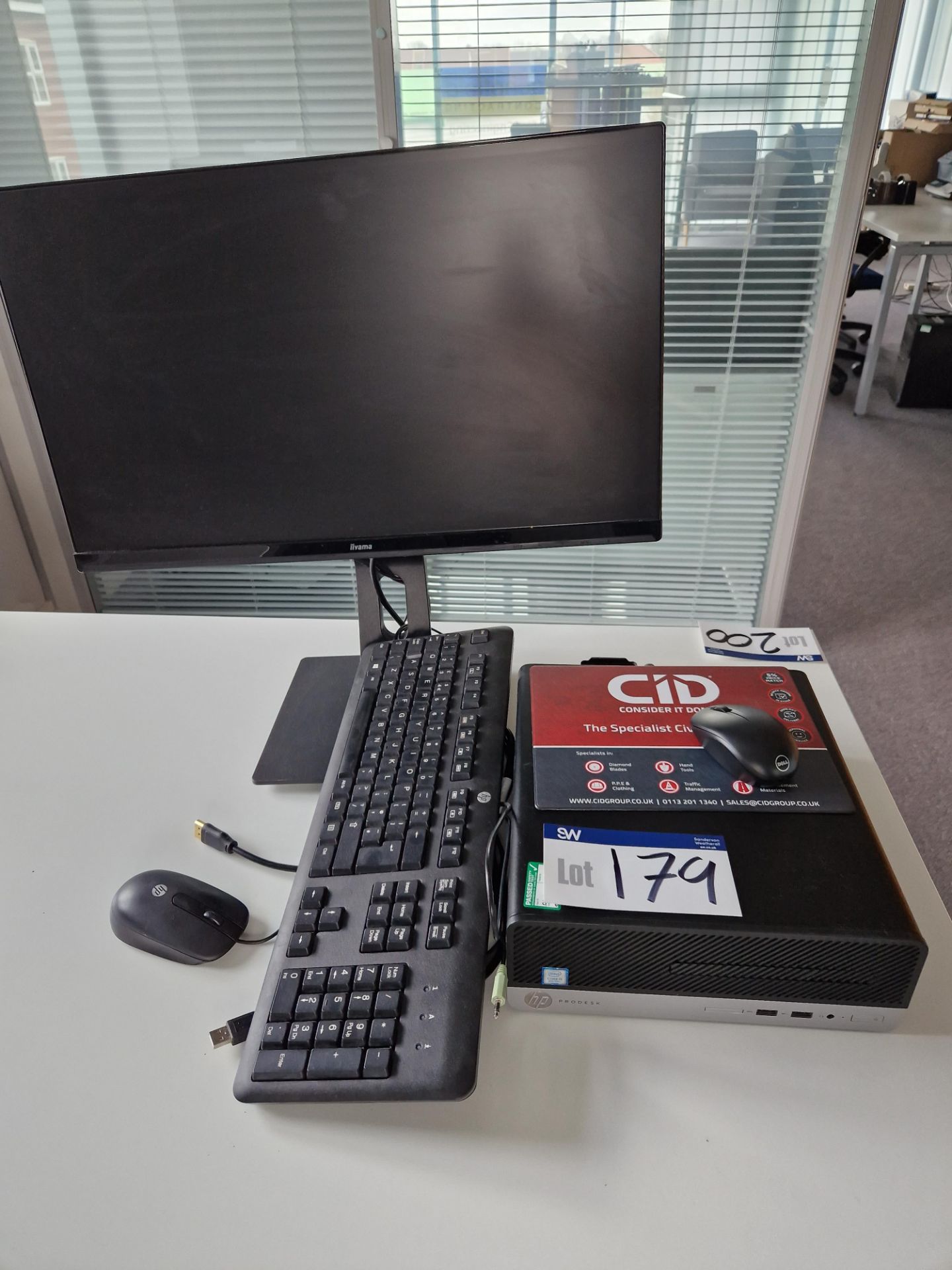 HP ProDesk Core i5 Desktop PC, Monitor, Keyboard and Mouse (Hard Drive Removed) Please read the