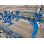 Four Steel Framed Trestles, Approx. 2.2m Long Please read the following important notes:- ***