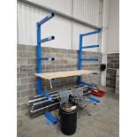 Tyne Tees Lifting Ltd Five Tier Steel Framed Cantilever Stock Rack, Approx. 2.6m x 1m x 3m, 300KG