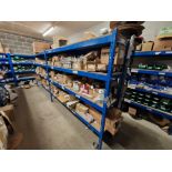 Four Bays of 4 Tier Boltless Steel Shelving, Approx. 2.5m x 0.5m x 2m (Reserve Removal until