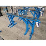 Four Steel Framed Trestles, Approx. 2.2m Long Please read the following important notes:- ***