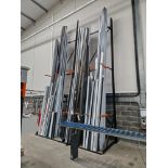 Adjustable Six Section Steel Framed Profile Racks, Approx. 4.2m x 1.3m x 6m (Reserve Removal until