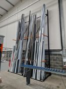 Adjustable Six Section Steel Framed Profile Racks, Approx. 4.2m x 1.3m x 6m (Reserve Removal until