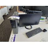 Dell OptiPlex 7010 Desktop PC, Asus Monitor, Keyboard and Mouse (Hard Drive Wiped) Please read the