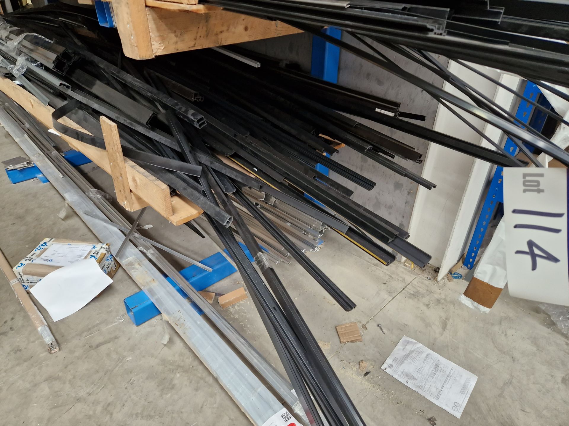 Large Quantity of Various Lengths of Plastic and Aluminium Profile, Longest Length Approx. 6.4m, - Image 2 of 5