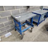 Steel Framed Workbench, Approx. 1.25m x 0.9m x 1.4m Please read the following important notes:- ***