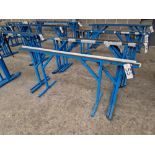 Three Steel Framed Trestles, Approx. 2.2m Long Please read the following important notes:- ***