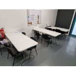 Three Collapsible Tables and 23 Chairs Please read the following important notes:- ***Overseas