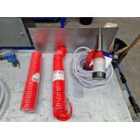 FAR RAC 180 Pneumatic Rivet Gun with Two Air Coil Hoses Please read the following important